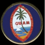 GUAM PIN EMBLEM ROUND PIN